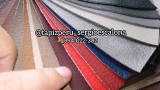 MATERIALES UTILIZADOS PARA LAS FUNDAS ENTALLADAS SERGIO ESCALONA  994022302 TAPIZ PERU