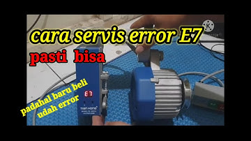 cara atasi / servis error e7 dinamo servo mesin jahit tianhong yuasa kaesar benho dll th-550da
