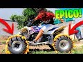 LLENAMOS MI NUEVO QUAD CON +100 POLLOS EN LA RUEDA !! EPICO Makiman