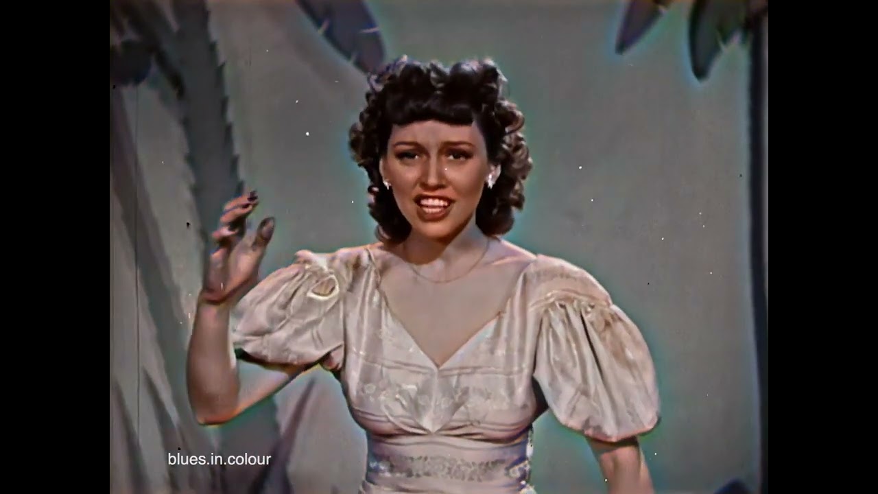 Gene Krupa &amp; Anita O'Day - Let Me Off UpTown [Colourised] 1941