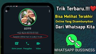 cara melihat terakhir online yang di sembunyikan dari whatsapp kita  bussines