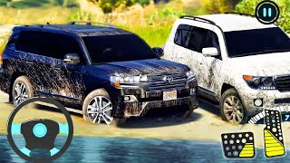 Driving Toyota Land Cruiser 200 - City SUV Parking Simulator | Android Gameplay screenshot 1