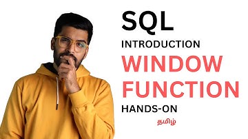 18 What Exactly is 𝐖𝐢𝐧𝐝𝐨𝐰 Functions In 𝐒𝐐𝐋 in Tamil