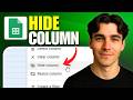 How To Collapse Or Hide Columns In Google Sheets (Tutorial 2026)
