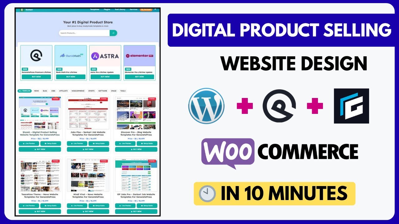 🚀 How to Make a Product Selling Website Using GeneratePress & GenerateBlocks