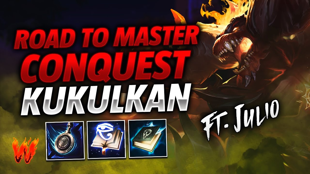 KUKULKAN, UNA ULTI PUEDE CAMBIARLO TODO ft. Julio - Warchi - Smite Road to Master Conquest