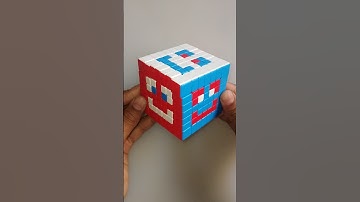 Smiley Pattern on 7x7 Rubik