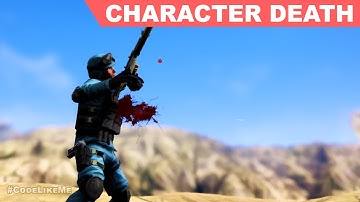 Unreal third Person Shooter #33 - character Death
