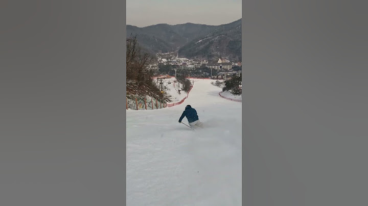 상급코스에서 빠르고 잘타면 이런 느낌입니다