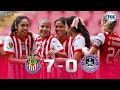 ¡Goleada de escándalo de Chivas sobre Mazatlán! | Guadalajara 7-0 Mazatlán | Liga MX Femenil