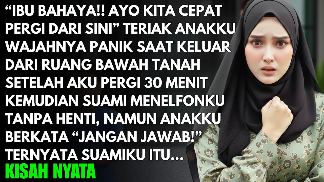 "BAHAYA BU.. AYO KITA PERGI DARI SINI!" TERIAK ANAKKU KETAKUTAN - SETELAH PERGI AKU SYOK TERNYATA..