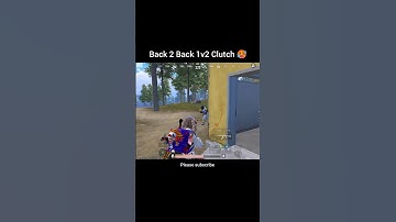 Back 2 Back 1v2 Clutch 🥵#filter #bgmi #shortvideo #youtubevideos #gameplay#pubgmobile #gaming
