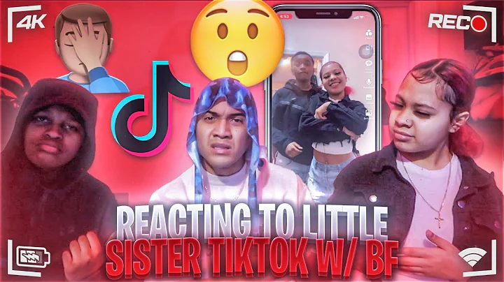 REACTING TO MY 13 YEAR OLD LITTLE SISTER TIKTOK WI...