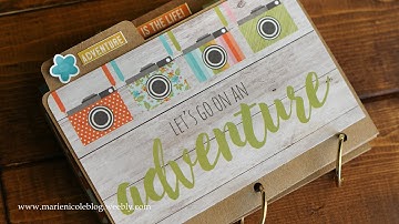 Mini File Folder Album | Simple Stories Collection