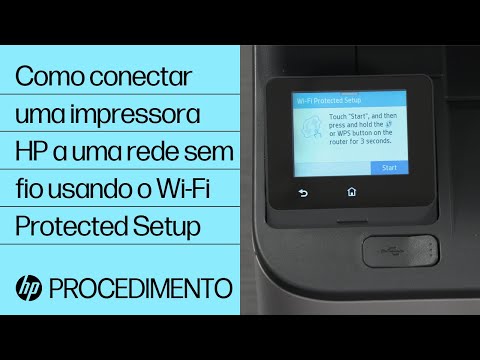 Como conectar uma impressora HP a uma rede sem fio usando o Wi-Fi Protected Setup | @HPSupport