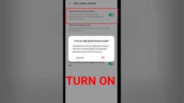 ENABLE HIGH PERFORMANCE MODE ON OPPO PHONES #techie #tech #techtips #coloros13 #shorts