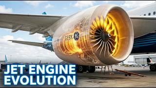 Famous Jet Engine Evolution: Centrifugal Turbojets, High Bypass Turbofans, Open Rotors & Hybrid Flight Profile