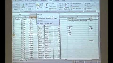 Excel Data Sort in Urdu / Hindi