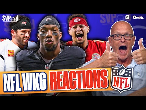 NFL Week 6 RECAP: Bears & Falcons GOOD? Bucs GREAT? + James Franklin FIRED Reaction | SVPod