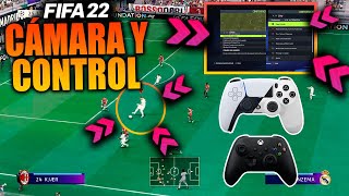 FIFA 22 MEJOR CONFIGURACIÓN de CÁMARA y CONTROL  (NUEVAS OPCIONES ) TUTORIAL PS4 - PS5 - XBOX