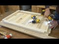 Woodworking / A very simple and beautiful folding picnic table / Making a small folding table