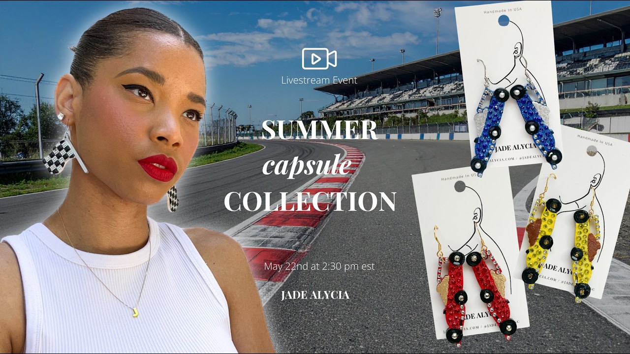 Summer Earring Launch 🏎️💨 | Bold Statement Jewelry That Screams Race Track Chic 🚦🏁