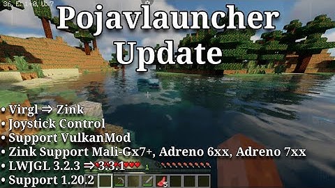 Renderer Virgl Dihapus Zink Dikembalikan Official ‼ Support Java Shader ‼ Pojav Launcher Update