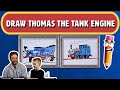 How To Draw Thomas The Tank Engine - Art for Kids - Tutorial step by step