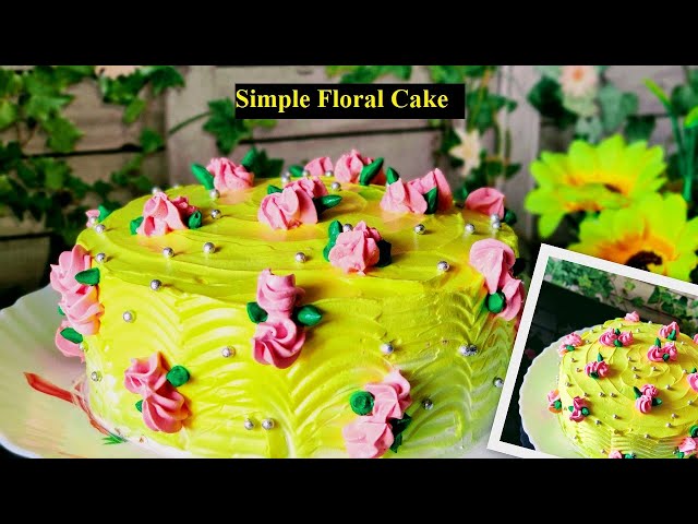 Fresh Floral Cake Decoration - Praise Wedding