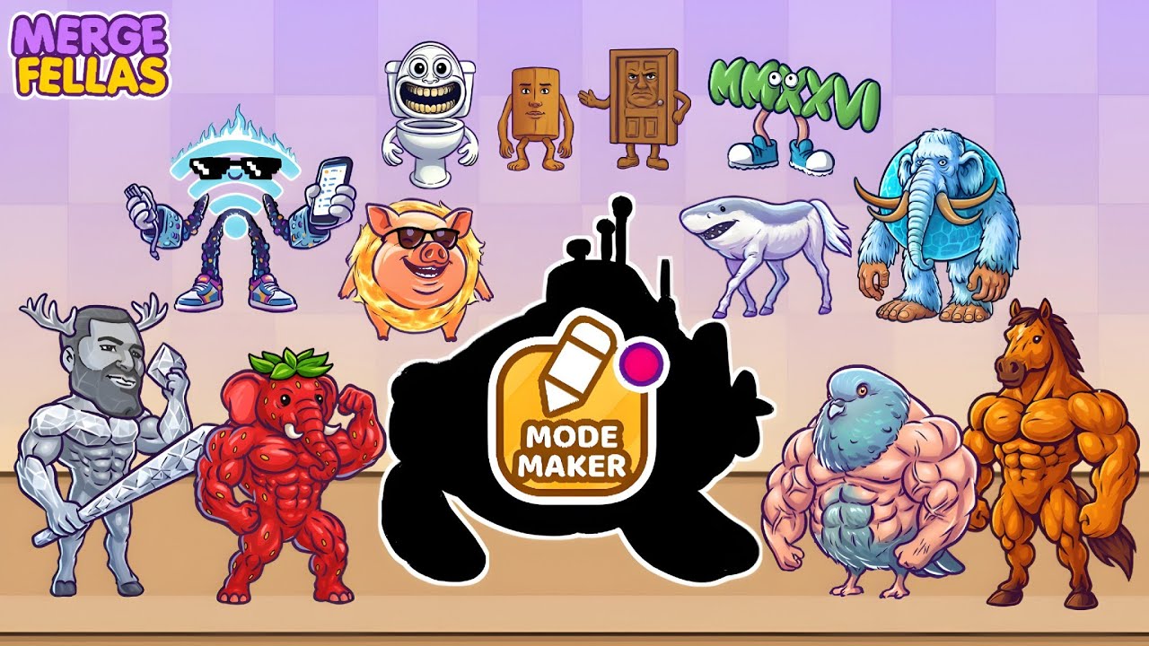 Merge Fellas Italian Brainrot 28 Maker Mode 12 | NEW MODE – Reaching Max Level