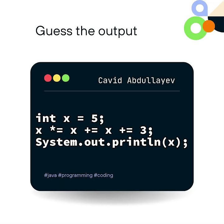 Guess the output #6 #java #coding - YouTube