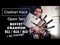 Clarinet Hack – Open Test | Buffet E11, E12f, E13 |  Listen, compare and vote