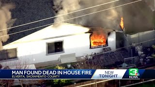 Man found dead after standoff, house fire in Sacramento County