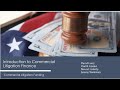 Introduction to Commercial Litigation Finance