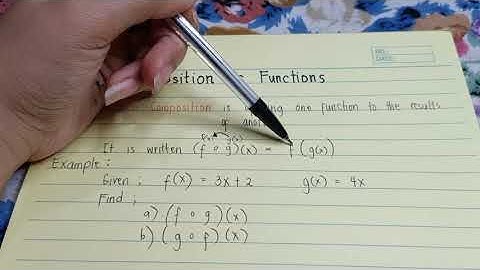 Function Composition | GenMath1.3