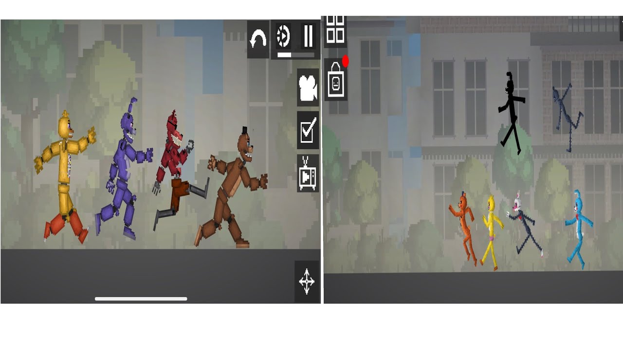 Fnaf war fnaf1 vs fnaf2 ep1