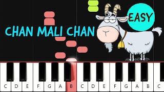 Chan Mali Chan Piano Tutorial (EASY)