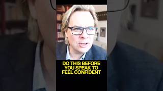 Do this before you speak to feel confident. Interview with Mark Bowden.