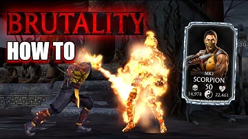 Beginners Guide: How to Do BRUTALITY in MK Mobile!
