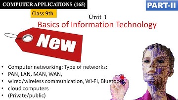 class 9 basics of information technology  | Part 2 |