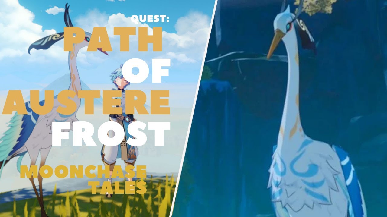 Quest : Path of Austere Frost (Follow Aura Trail and Find Ingredient) - Genshin Impact
