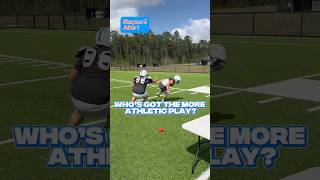 Which play is more athletic? 🏈⚾️😂 #sports #funny