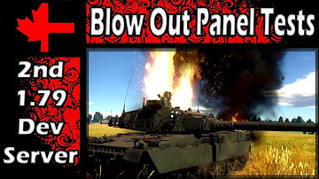 War Thunder 2ⁿᵈ Dev Server - Update 1.79 - Blow Out Panel Tests
