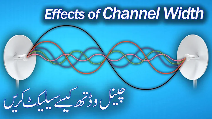 How Channel Width Affects Wireless Link - A Practical Demonstration (اردو/हिंदी)
