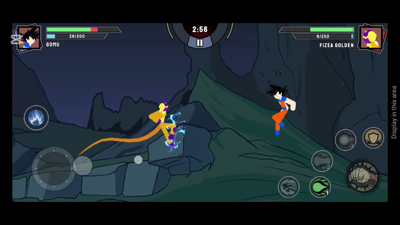 Naruto special game  play fighting the boss 