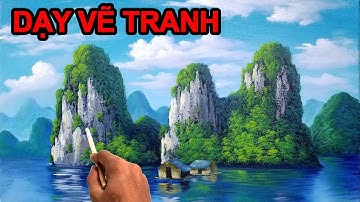 Dạy vẽ tranh phong cảnh sơn thủy, LH học vẽ tranh tường 0969.033.288 - TT Mỹ Thuật Việt
