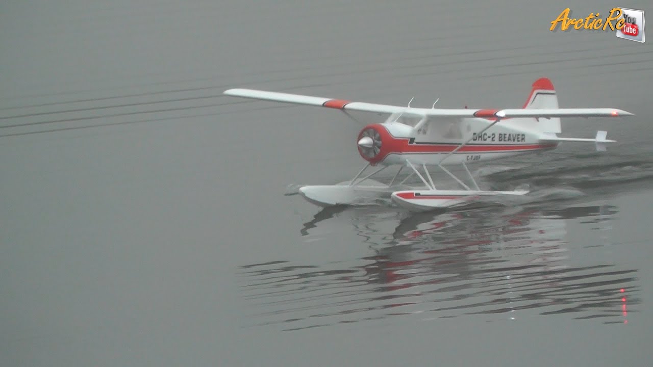 STM Beaver With Floats - Maiden Flight In Foggy Conditions