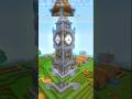 Clock Tower 🗼in Minecraft #shorts #minecraft #new #games