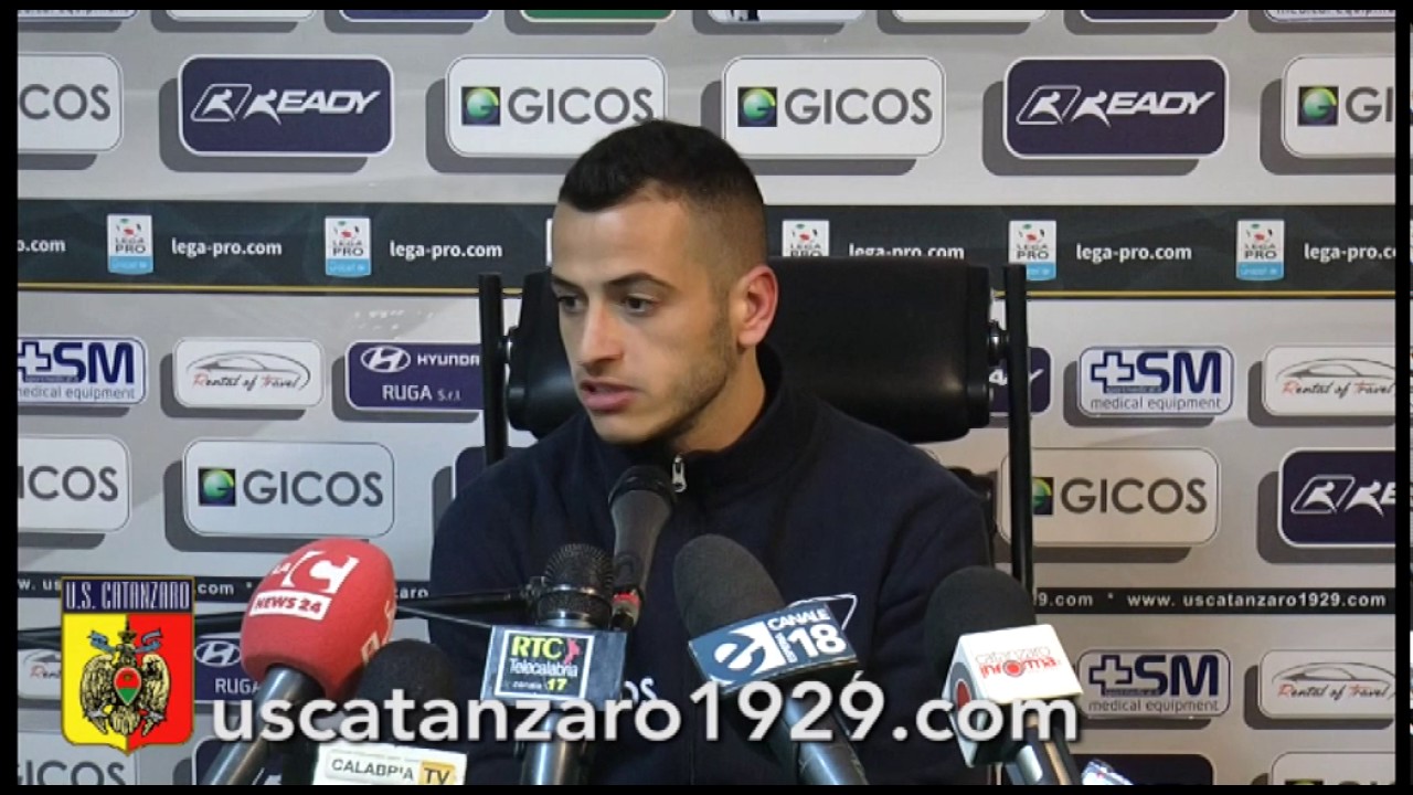 Catanzaro-Akragas: Giovinco in sala stampa - YouTube