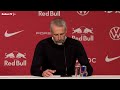 "Ich freue mich über einen wichtigen Sieg für uns"| PK nach RB Leipzig - Wolfsburg | Bundesliga